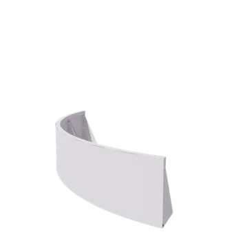 Terasest tugisein - Väline kurv - 150 x 150 x 40 cm - RAL9010 matt (valge)