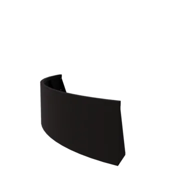 Terasest tugisein - Väline kurv - 150 x 150 x 50 cm - RAL9005 matt (must)