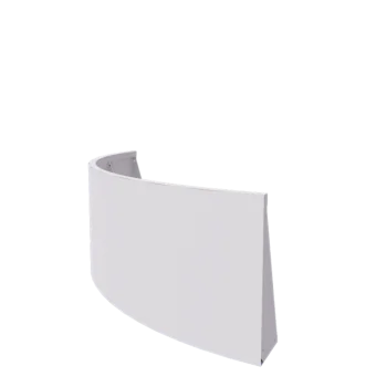 Terasest tugisein - Väline kurv - 150 x 150 x 60 cm - RAL9010 matt (valge)