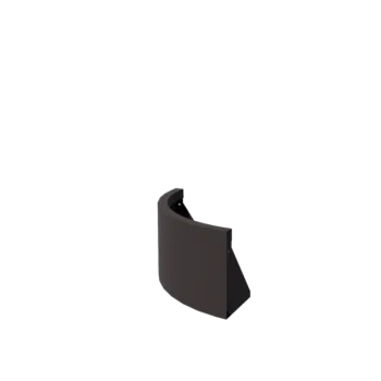 Terasest tugisein - Väline kurv - 50 x 50 x 30 cm - RAL7016 matt (antratsiithall)