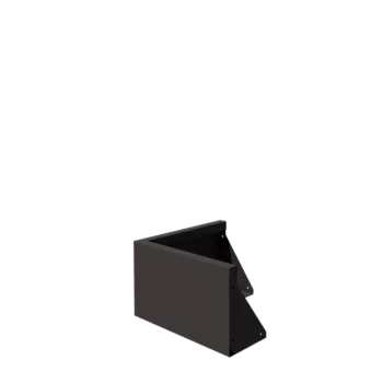 Terasest tugisein - Välinurk - 50 x 50 x 30 cm - RAL7016 matt (antratsiithall)