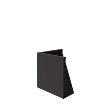 Terasest tugisein - Välinurk - 50 x 50 x 50 cm - RAL7016 matt (antratsiithall)