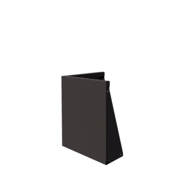 Terasest tugisein - Välinurk - 50 x 50 x 60 cm - RAL7016 matt (antratsiithall)