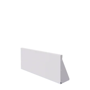 Terasest tugisein - Sirge - 100 x 40 cm - RAL9010 matt (valge)