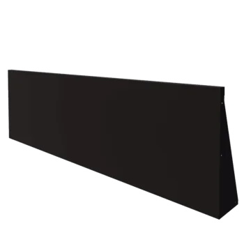 Terasest tugisein - Sirge - 200 x 60 cm - RAL9005 matt (must)