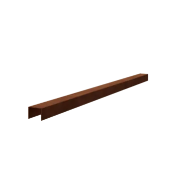 Corten terasest u-profiil - 5 x 6 x 5 cm - 240 cm