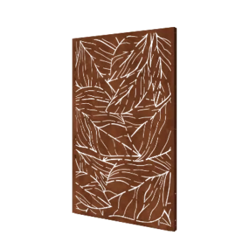 Corten terasest aiapaneel - Lehed 1 - 120 x 6 x 190 cm