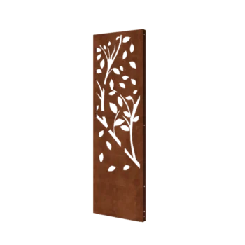 Corten terasest aiapaneel - Puu - Osa 4 - 60 x 6 x 190 cm