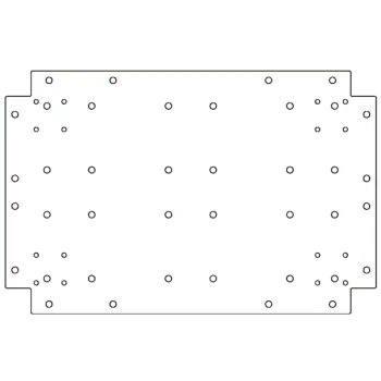 Tsinkterasest põhjalaud - 40 x 60 cm