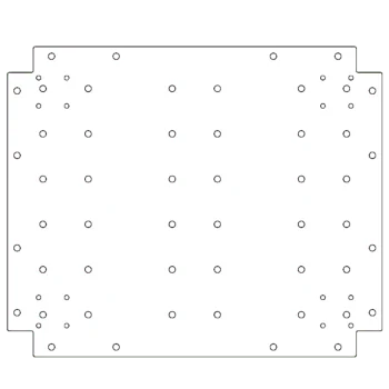 Tsinkterasest põhjalaud - 50 x 60 cm