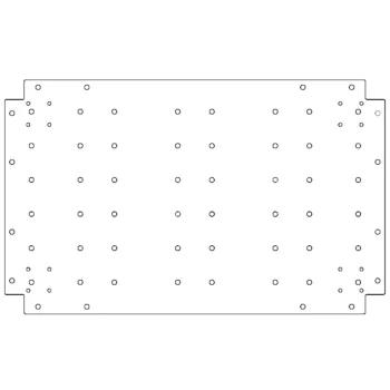 Tsinkterasest põhjalaud - 50 x 80 cm