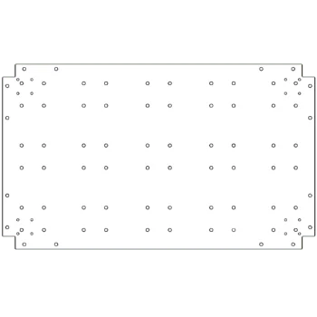 Tsinkterasest põhjalaud - 60 x 100 cm