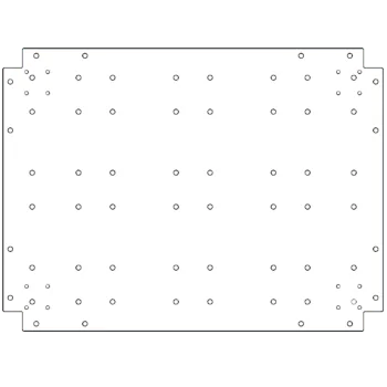 Tsinkterasest põhjalaud - 60 x 80 cm