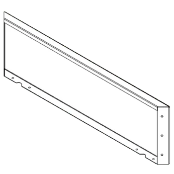 Corten terasest lillekast - Paneel - 30 x 100 cm