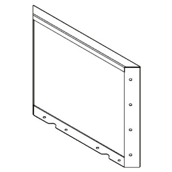 Corten terasest lillekast - Paneel - 40 x 50 cm
