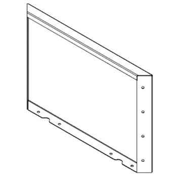 Corten terasest lillekast - Paneel - 40 x 60 cm