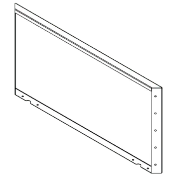 Corten terasest lillekast - Paneel - 50 x 100 cm