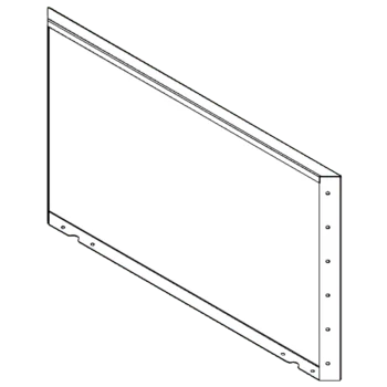 Corten terasest lillekast - Paneel - 60 x 100 cm