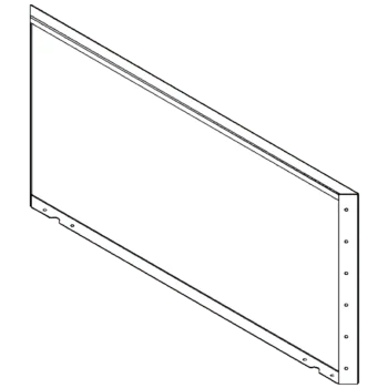 Corten terasest lillekast - Paneel - 60 x 120 cm