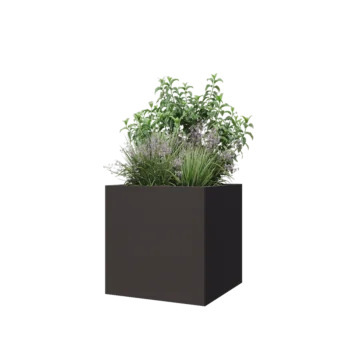 Terasest lillekast - Ruut - 60 x 60 x 60 cm - Muu RAL värv - Ilma põhjalauata