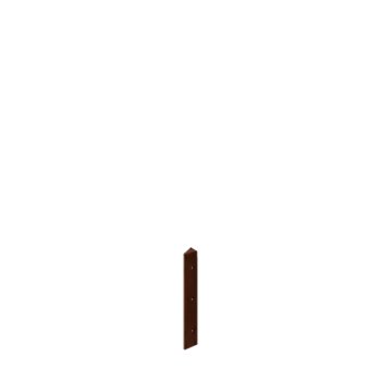 Corten terasest lillekast - Nurgatükk 30° - 30 cm