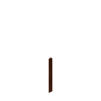 Corten terasest lillekast - Nurgatükk 30° - 40 cm