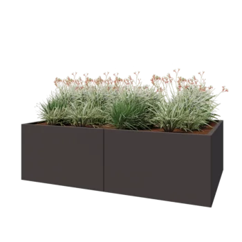 Terasest lillekast XXL - Ristkülik - 200 x 80 x 60 cm - Muu RAL värv - Ilma põhjalauata