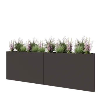 Terasest lillekast XXL - Ristkülik - 240 x 30 x 80 cm - Muu RAL värv - Ilma põhjalauata