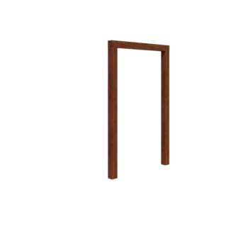 Corten terasest pergola - Sirge - 150 x 230 cm - Ilma betoonvundament