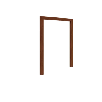 Corten terasest pergola - Sirge - 200 x 230 cm - Ilma betoonvundament