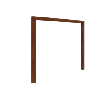 Corten terasest pergola - Sirge - 300 x 230 cm - Ilma betoonvundament