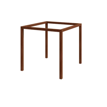 Corten terasest pergola - Ruut - 274 x 250 x 230 cm - Ilma betoonvundament
