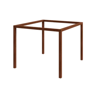 Corten terasest pergola - Ruut - 324 x 300 x 230 cm - Ilma betoonvundament