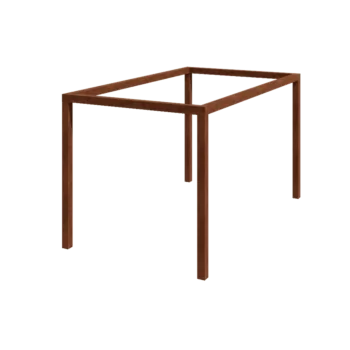 Corten terasest pergola - Ristkülik - 424 x 250 x 230 cm - Ilma betoonvundament