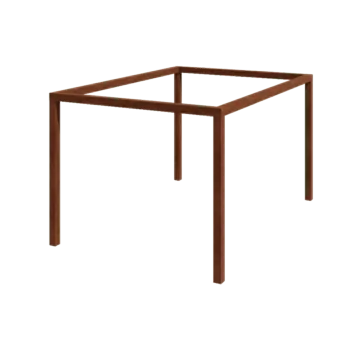 Corten terasest pergola - Ristkülik - 424 x 300 x 230 cm - Ilma betoonvundament