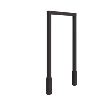 Terasest pergola - Sirge - 150 x 230 cm - Muu RAL värv - Betoonvundamendiga