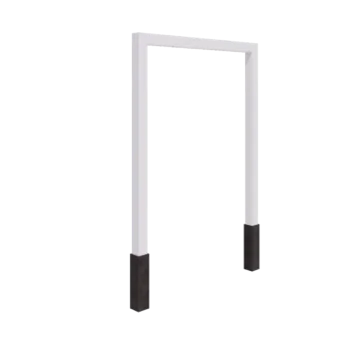 Terasest pergola - Sirge - 200 x 230 cm - RAL9010 matt (valge) - Betoonvundamendiga