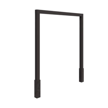 Terasest pergola - Sirge - 250 x 230 cm - Muu RAL värv - Betoonvundamendiga