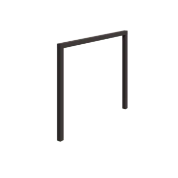Terasest pergola - Sirge - 300 x 230 cm - RAL7016 matt (antratsiithall) - Ilma betoonvundament