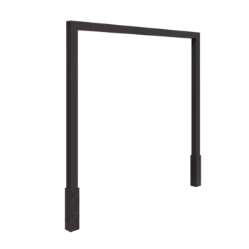 Terasest pergola - Sirge - 300 x 230 cm - Muu RAL värv - Betoonvundamendiga