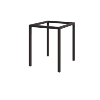 Terasest pergola - Ruut - 224 x 200 x 230 cm - RAL7016 matt (antratsiithall) - Ilma betoonvundament
