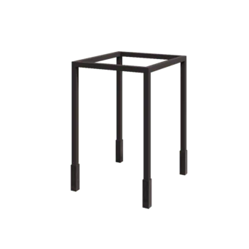 Terasest pergola - Ruut - 224 x 200 x 230 cm - RAL7016 matt (antratsiithall) - Betoonvundamendiga