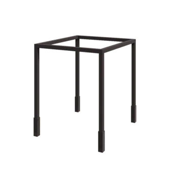 Terasest pergola - Ruut - 274 x 250 x 230 cm - RAL7016 matt (antratsiithall) - Betoonvundamendiga