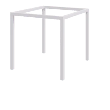 Terasest pergola - Ruut - 274 x 250 x 230 cm - RAL9010 matt (valge) - Ilma betoonvundament