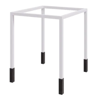 Terasest pergola - Ruut - 274 x 250 x 230 cm - RAL9010 matt (valge) - Betoonvundamendiga