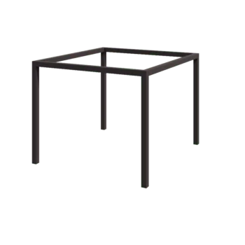 Terasest pergola - Ruut - 324 x 300 x 230cm - RAL7016 matt (antratsiithall) - Ilma betoonvundament