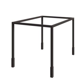 Terasest pergola - Ristkülik - 424 x 300 x 230 cm - RAL7016 matt (antratsiithall) - Betoonvundamendiga