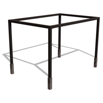 Terasest pergola - Ristkülik - 424 x 300 x 230 cm - RAL9005 matt (must) - Betoonvundamendiga