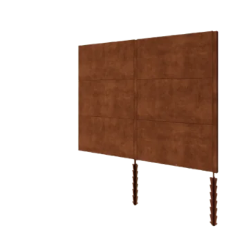 Corten terasest aed H3 - Täiskomplekt - 252 x 6 x 190 cm