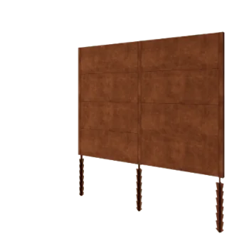 Corten terasest aed H4 - Täiskomplekt - 258 x 6 x 190 cm